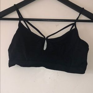 Nordstrom BP. Stretchy Black Nylon Bra
